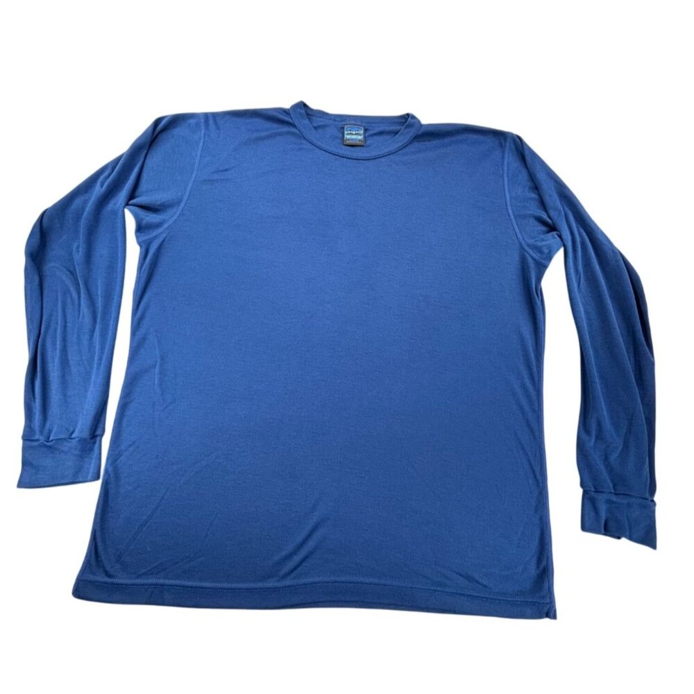 Patagonia Capilene Long Sleeve Shirt Mens XL Blue USA